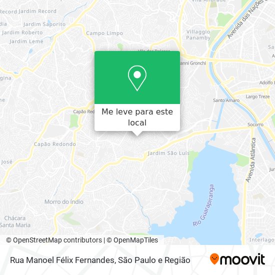 Rua Manoel Félix Fernandes mapa