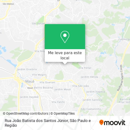 Rua João Batista dos Santos Júnior mapa