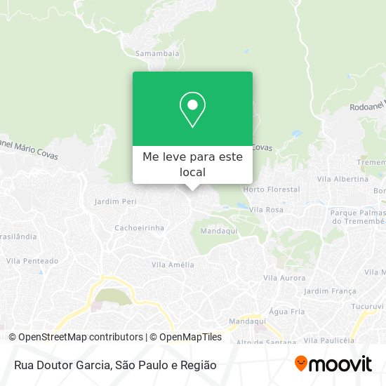 Rua Doutor Garcia mapa