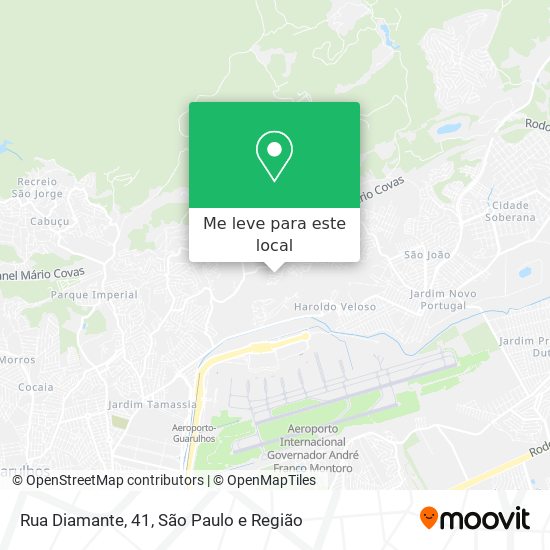Rua Diamante, 41 mapa