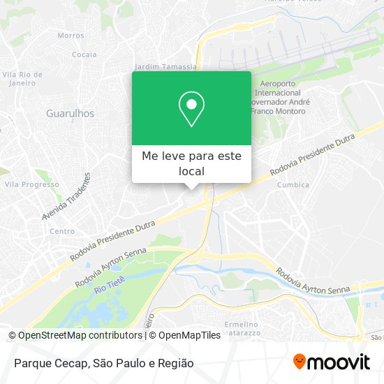 Parque Cecap mapa