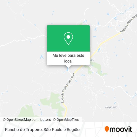 Rancho do Tropeiro mapa