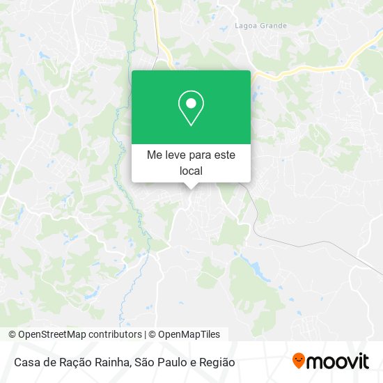 Casa de Ração Rainha mapa