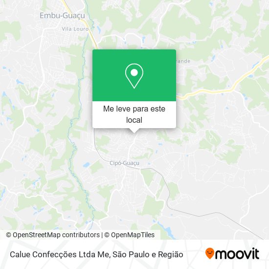 Calue Confecções Ltda Me mapa