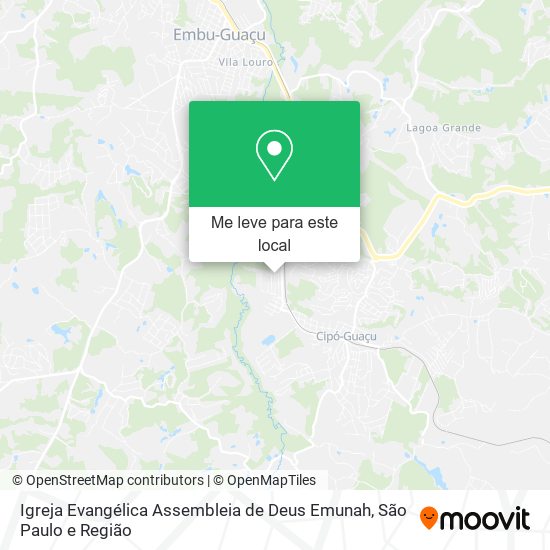 Igreja Evangélica Assembleia de Deus Emunah mapa