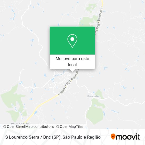 S Lourenco Serra / Bnc (SP) mapa