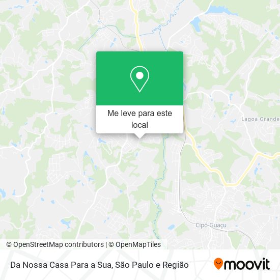 Da Nossa Casa Para a Sua mapa