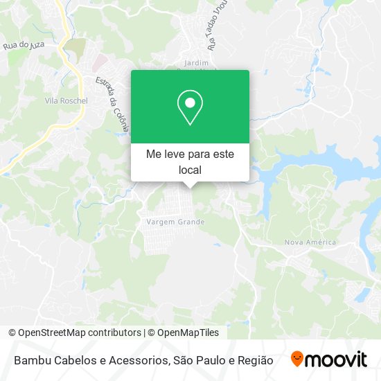 Bambu Cabelos e Acessorios mapa