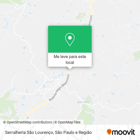 Serralheria São Lourenço mapa