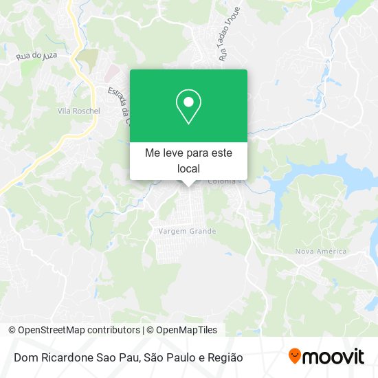 Dom Ricardone Sao Pau mapa