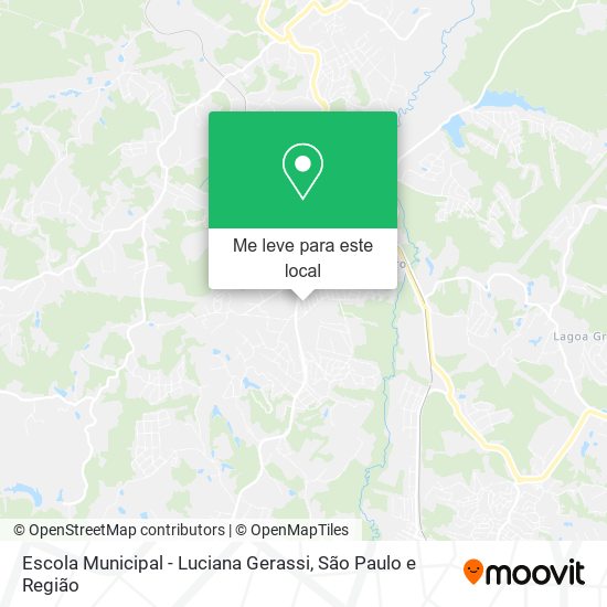 Escola Municipal - Luciana Gerassi mapa