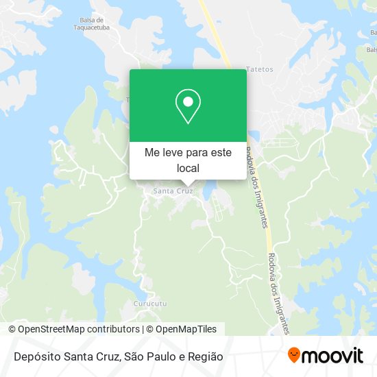 Depósito Santa Cruz mapa