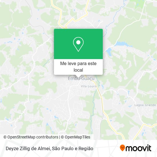 Deyze Zillig de Almei mapa