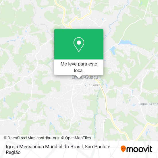 Igreja Messiânica Mundial do Brasil mapa