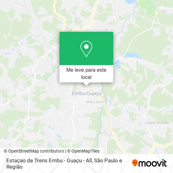 Estaçao de Trens Embu - Guaçu - All mapa