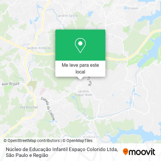 Núcleo de Educação Infantil Espaço Colorido Ltda mapa