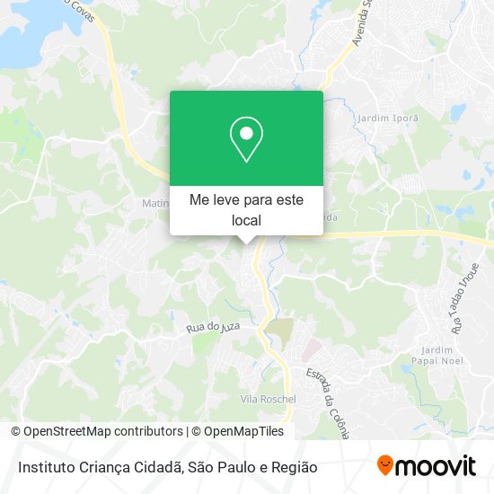 Instituto Criança Cidadã mapa