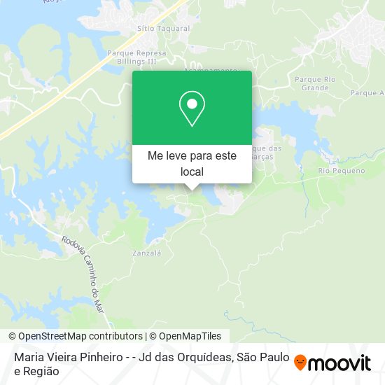 Maria Vieira Pinheiro - - Jd das Orquídeas mapa