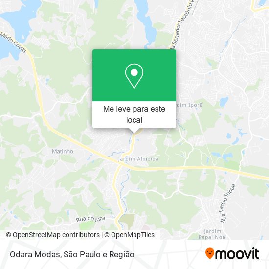Odara Modas mapa