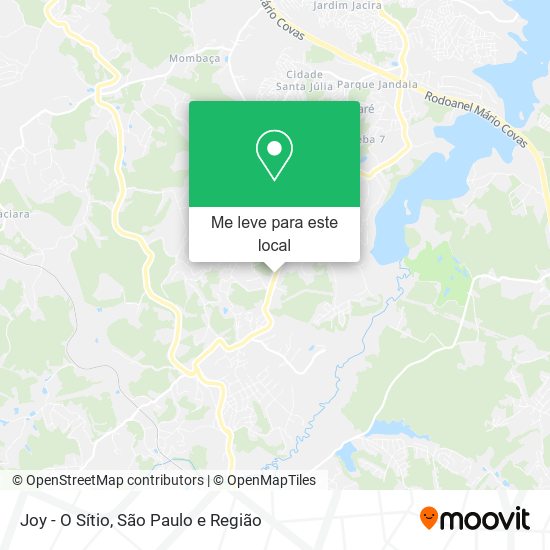 Joy - O Sítio mapa