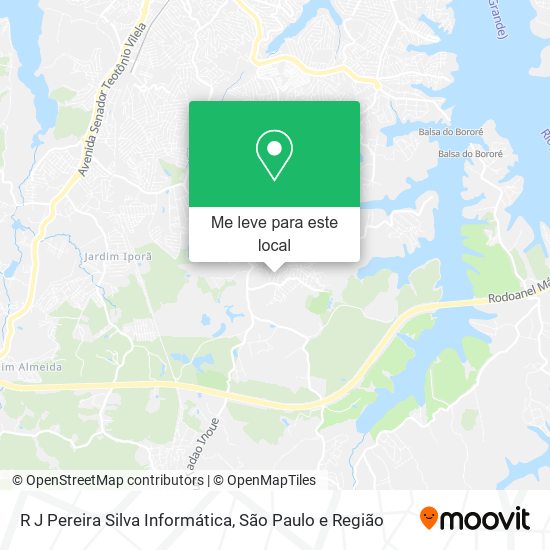 R J Pereira Silva Informática mapa