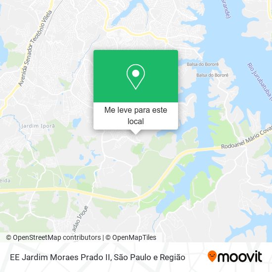 EE Jardim Moraes Prado II mapa