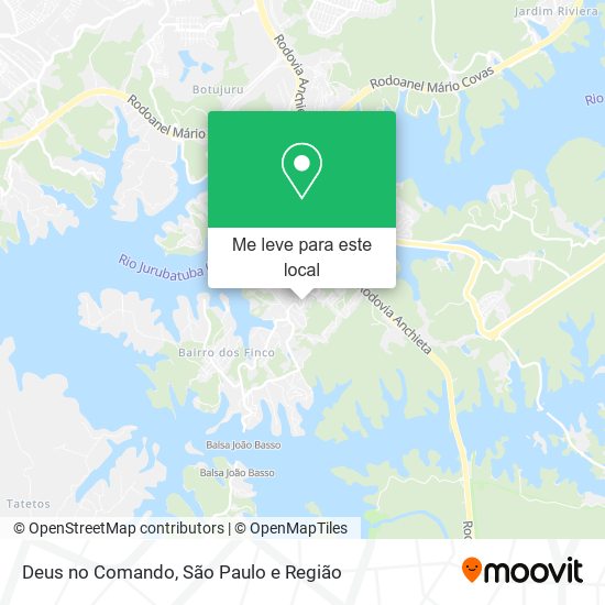 Deus no Comando mapa