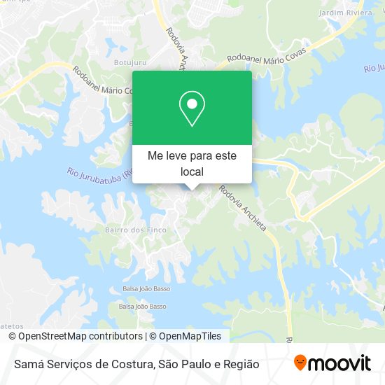 Samá Serviços de Costura mapa