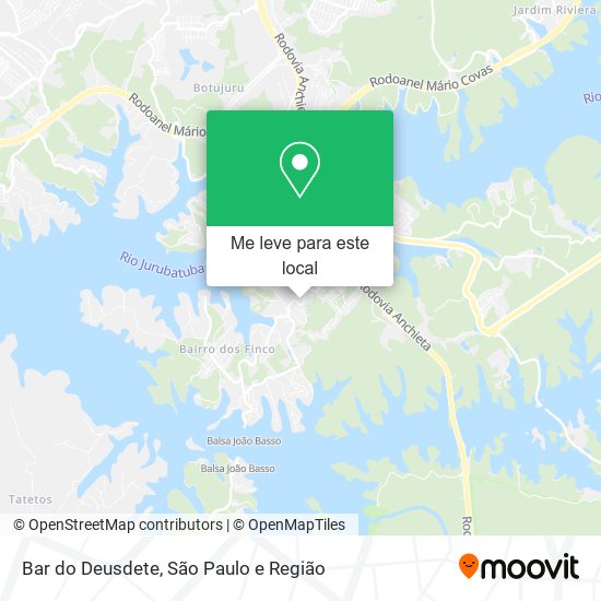 Bar do Deusdete mapa