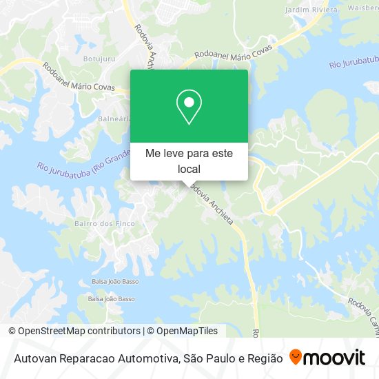 Autovan Reparacao Automotiva mapa