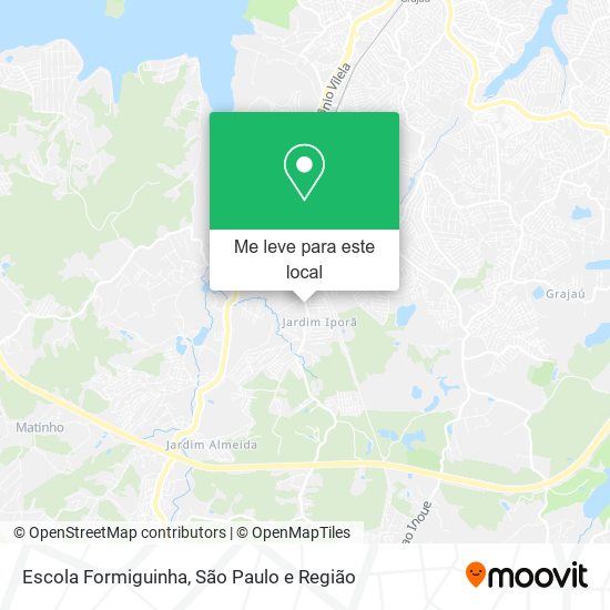 Escola Formiguinha mapa