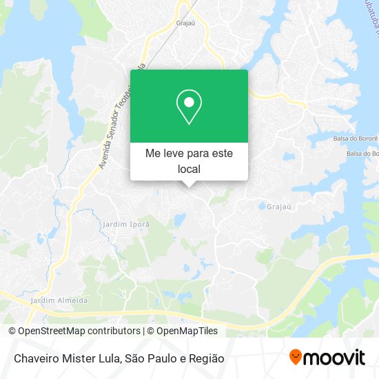 Chaveiro Mister Lula mapa