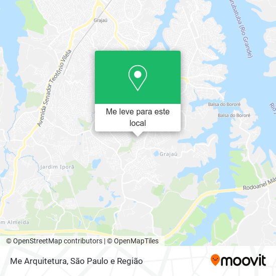 Me Arquitetura mapa