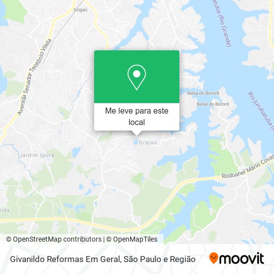 Givanildo Reformas Em Geral mapa