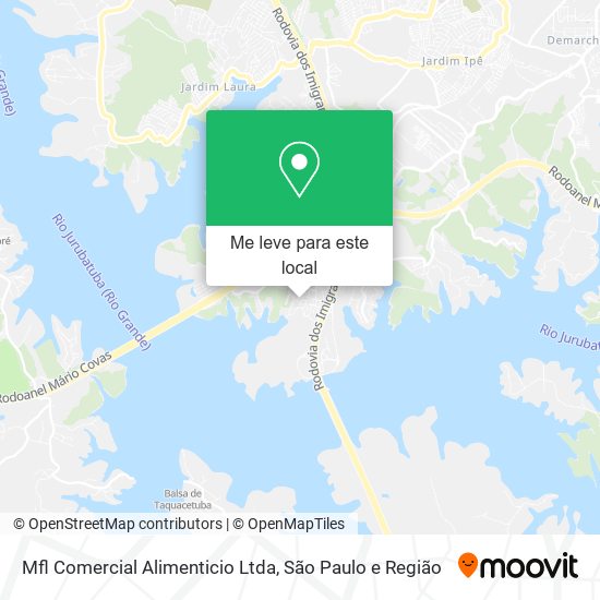 Mfl Comercial Alimenticio Ltda mapa