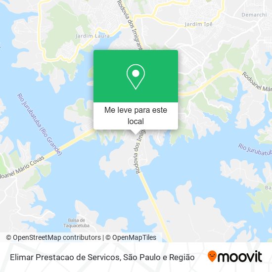 Elimar Prestacao de Servicos mapa