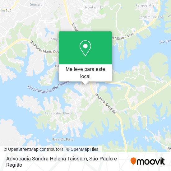 Advocacia Sandra Helena Taissum mapa