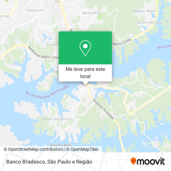 Banco Bradesco mapa