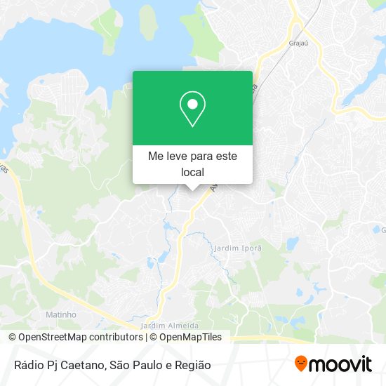 Rádio Pj Caetano mapa