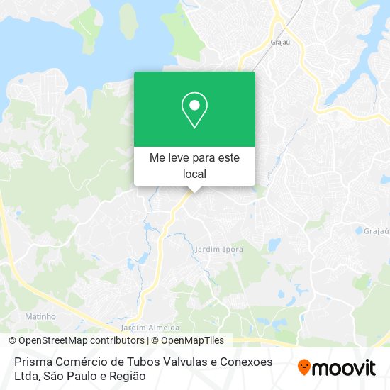 Prisma Comércio de Tubos Valvulas e Conexoes Ltda mapa