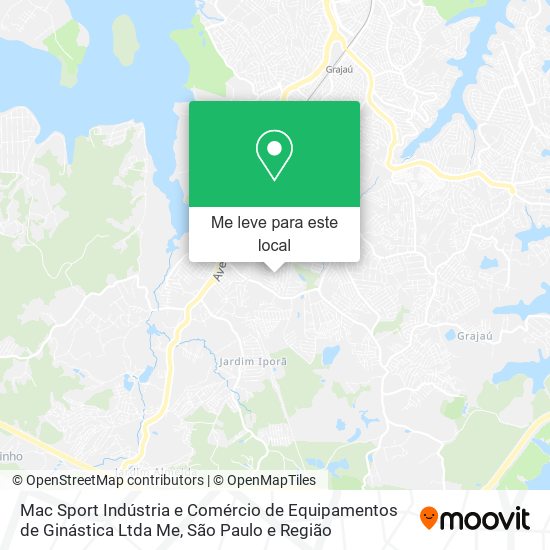 Mac Sport Indústria e Comércio de Equipamentos de Ginástica Ltda Me mapa