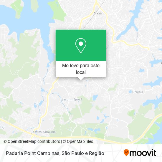 Padaria Point Campinas mapa