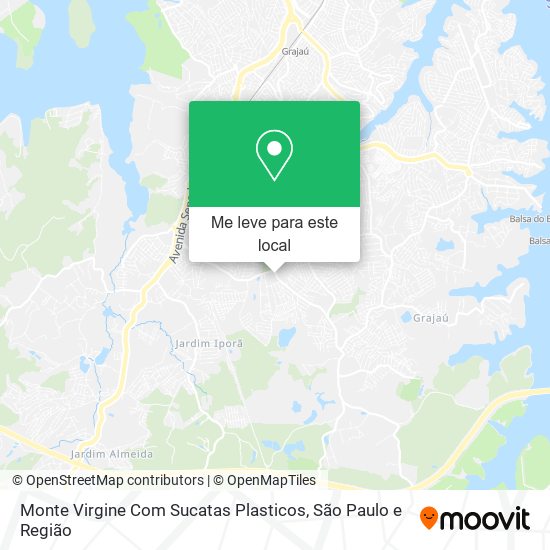 Monte Virgine Com Sucatas Plasticos mapa