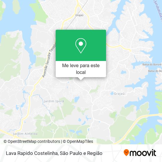 Lava Rapido Costelinha mapa