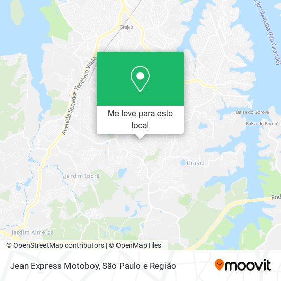 Jean Express Motoboy mapa