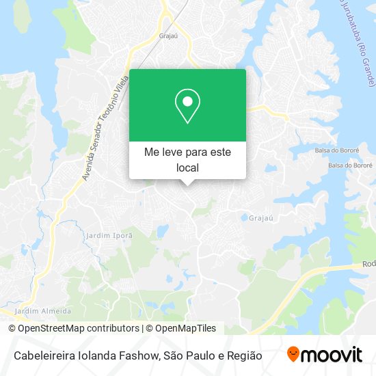 Cabeleireira Iolanda Fashow mapa