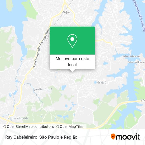 Ray Cabeleireiro mapa