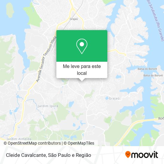 Cleide Cavalcante mapa