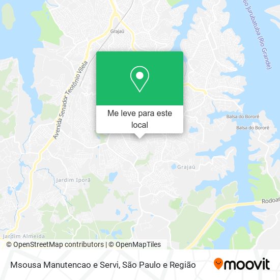 Msousa Manutencao e Servi mapa