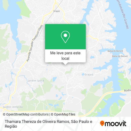 Thamara Thereza de Oliveira Ramos mapa